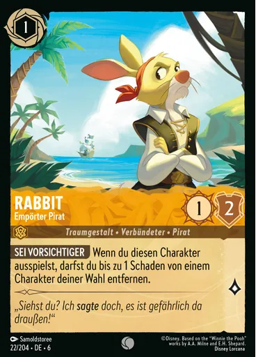 Rabbit - Indignant Pirate