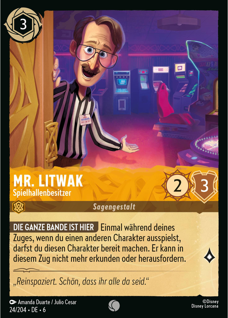 Mr. Litwak - Arcade Owner (Foil)