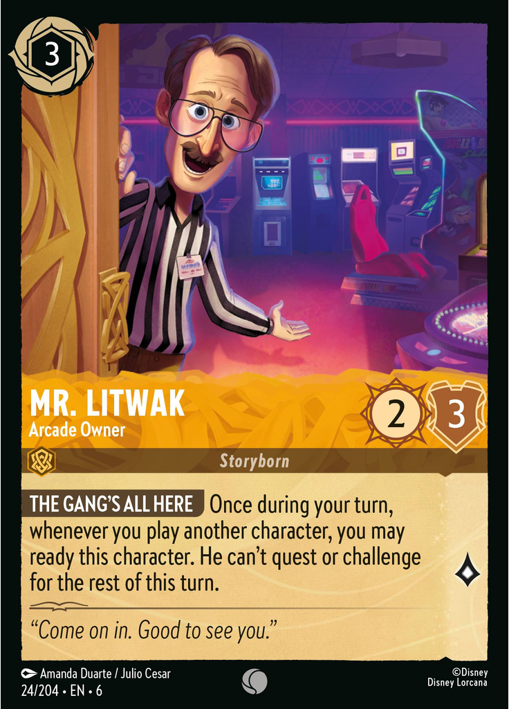 Mr. Litwak - Arcade Owner (Foil)