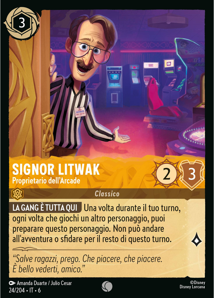 Mr. Litwak - Arcade Owner (Foil)