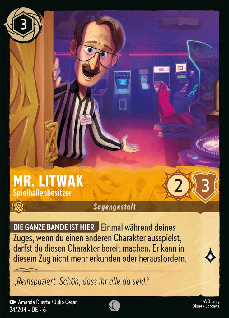 Mr. Litwak - Arcade Owner