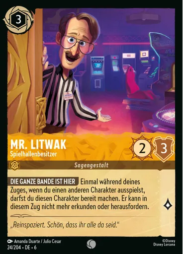 Mr. Litwak - Arcade Owner