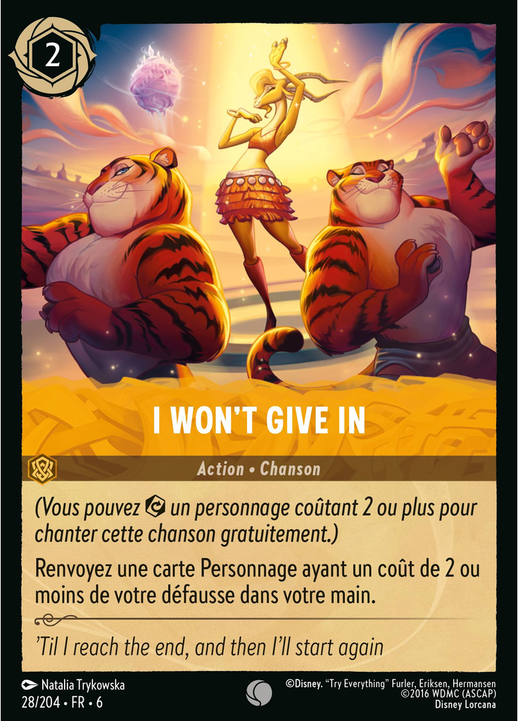I Won't Give In (Foil)