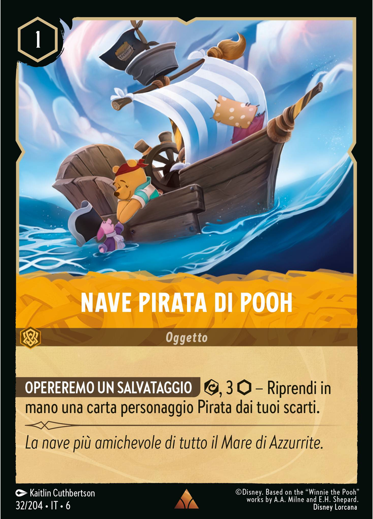 Pooh Pirate Ship (Foil)