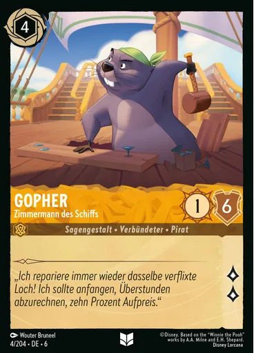 Gopher - Ship's Carpenter