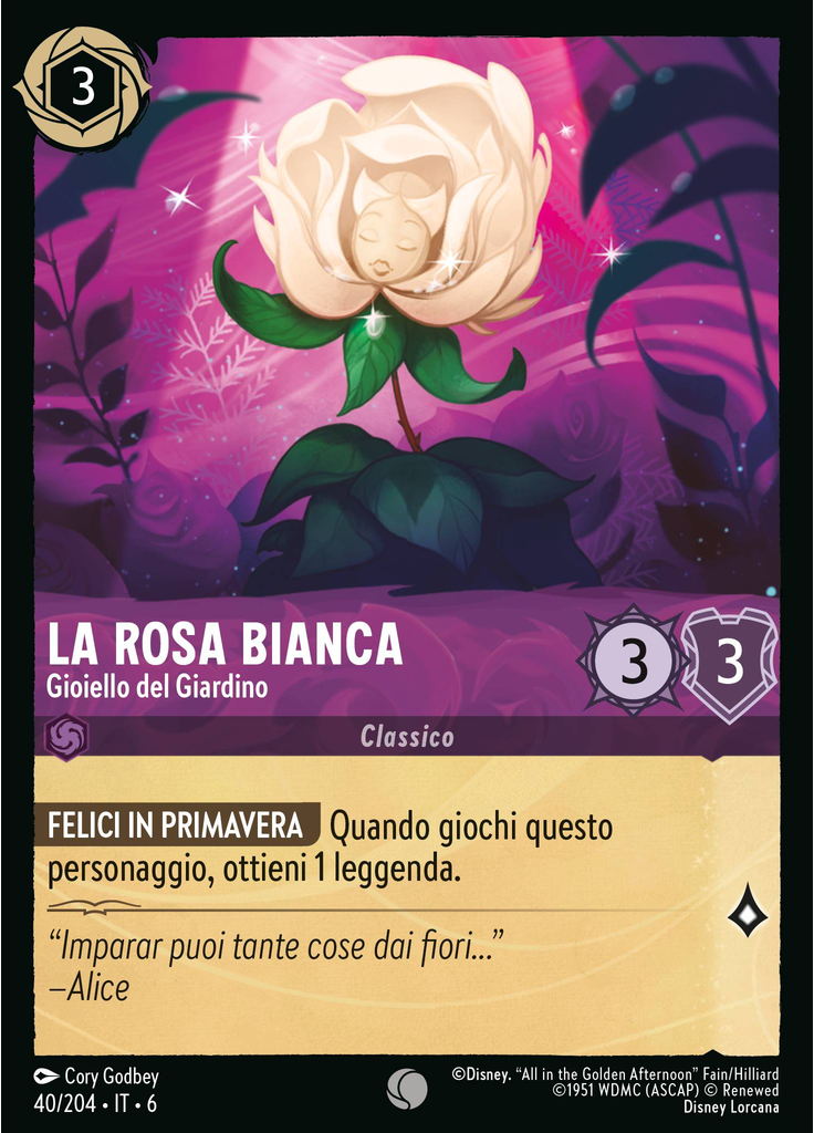 The White Rose - Jewel of the Garden (Foil)