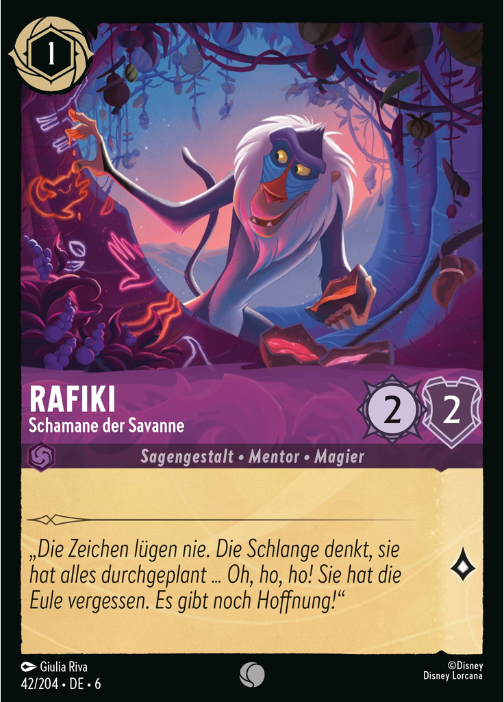 Rafiki - Shaman of the Savanna (Foil)