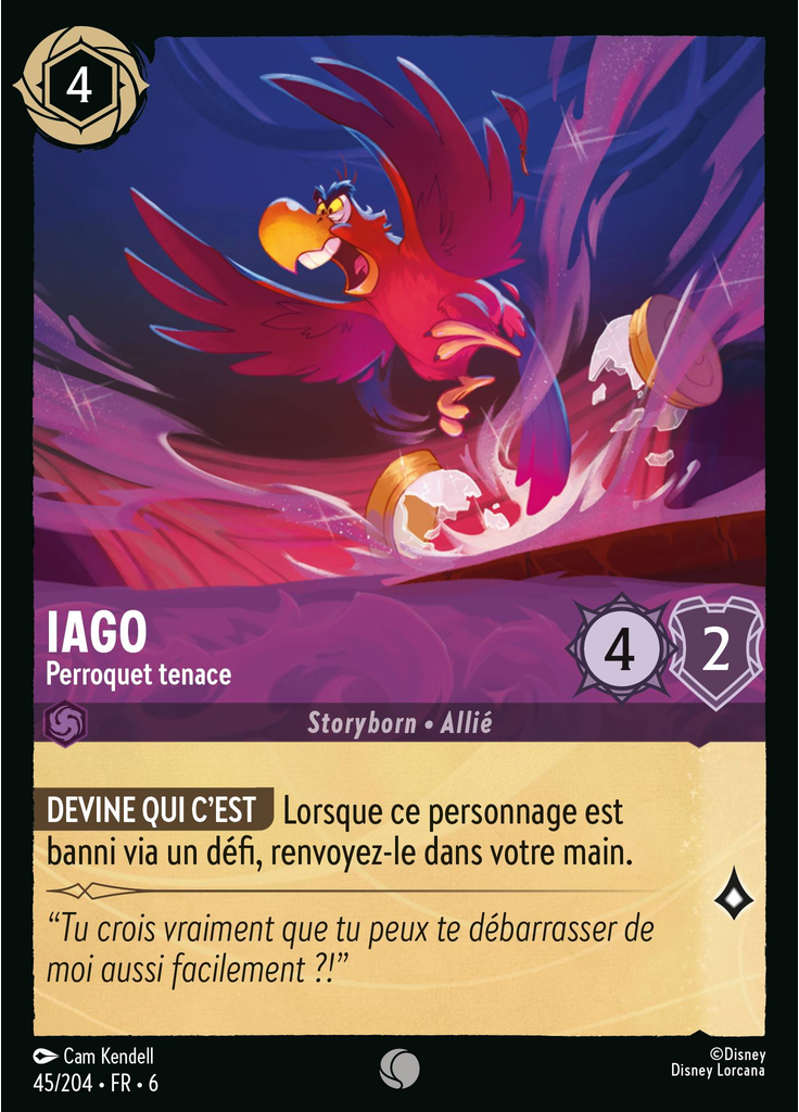 Iago - Reappearing Parrot (Foil)