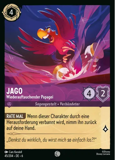 Iago - Reappearing Parrot