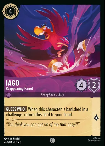 Iago - Reappearing Parrot