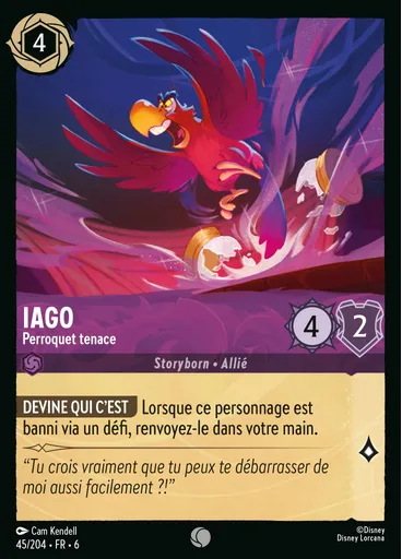 Iago - Reappearing Parrot