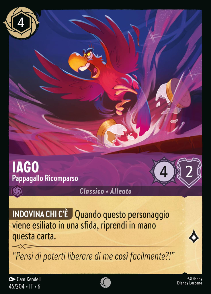 Iago - Reappearing Parrot