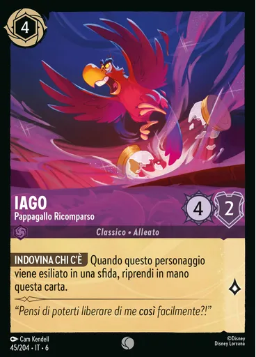 Iago - Reappearing Parrot