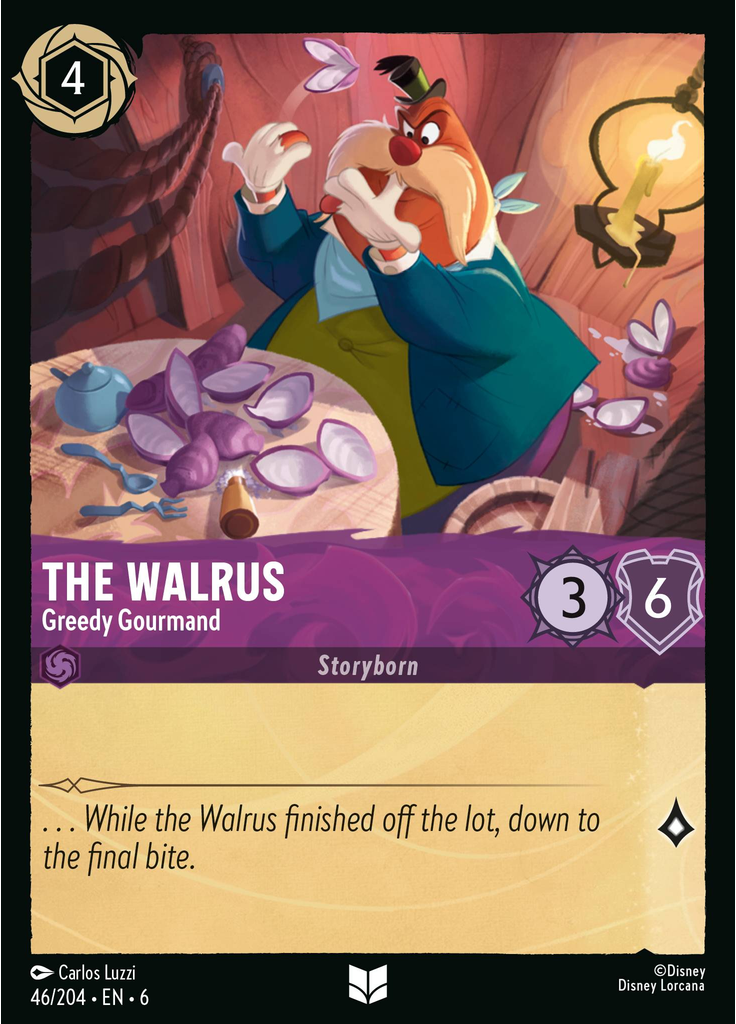 The Walrus - Greedy Gourmand (Foil)