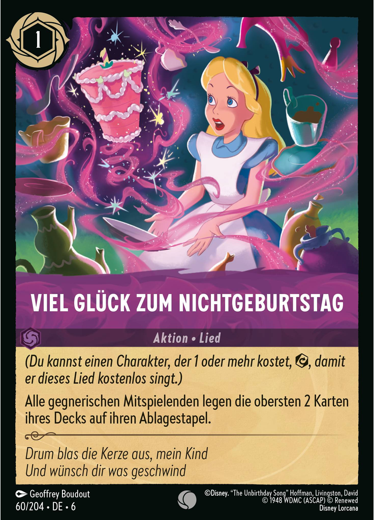 A Very Merry Unbirthday (Foil)