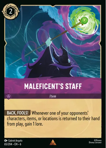 Maleficent's Staff