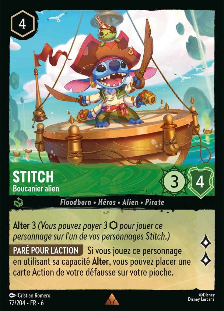 Stitch - Alien Buccaneer (Foil)