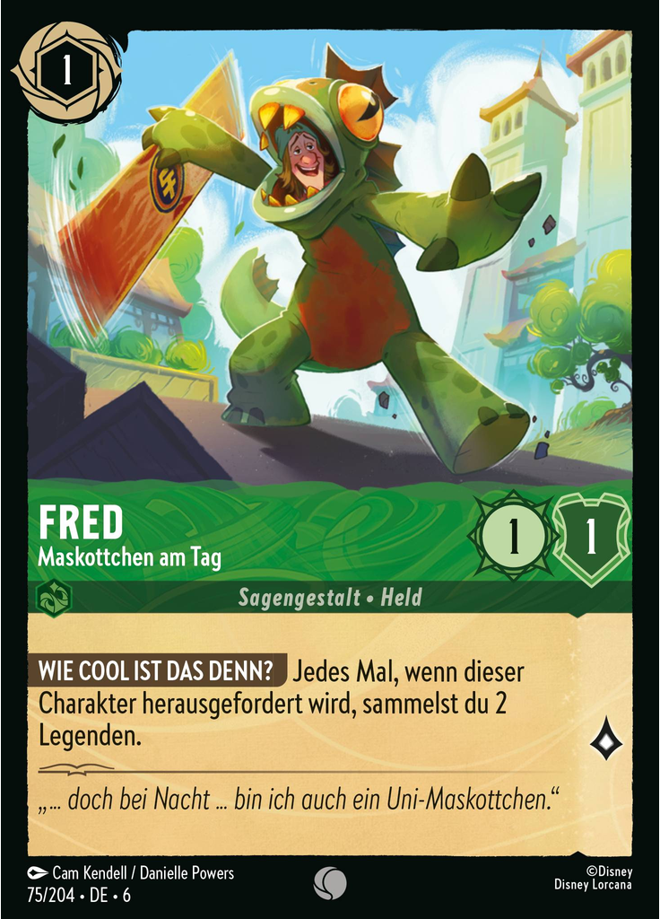 Fred - Mascot by Day