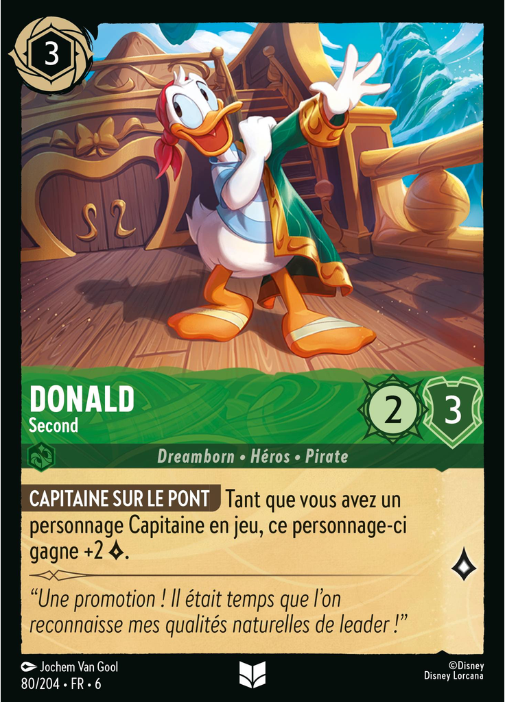 Donald Duck - First Mate (Foil)