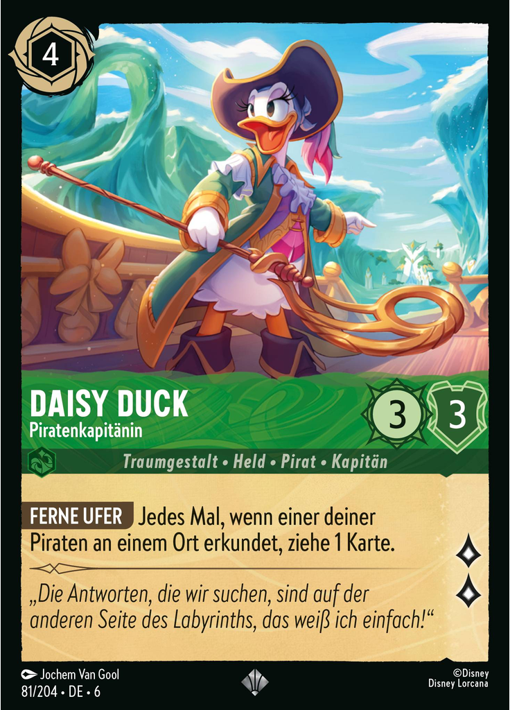 Daisy Duck - Pirate Captain (Foil)