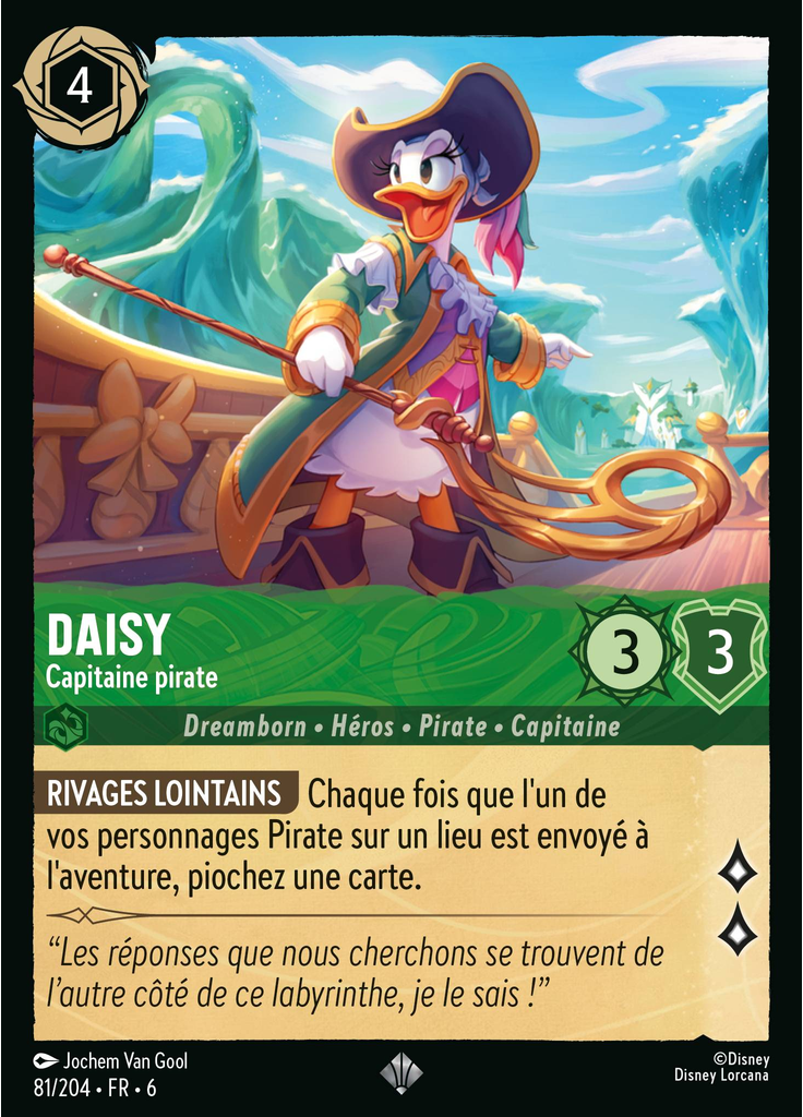Daisy Duck - Pirate Captain (Foil)