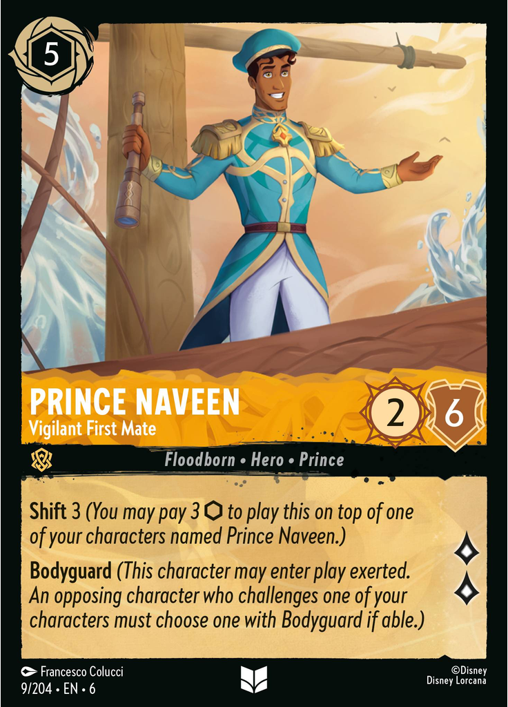 Prince Naveen - Vigilant First Mate (Foil)