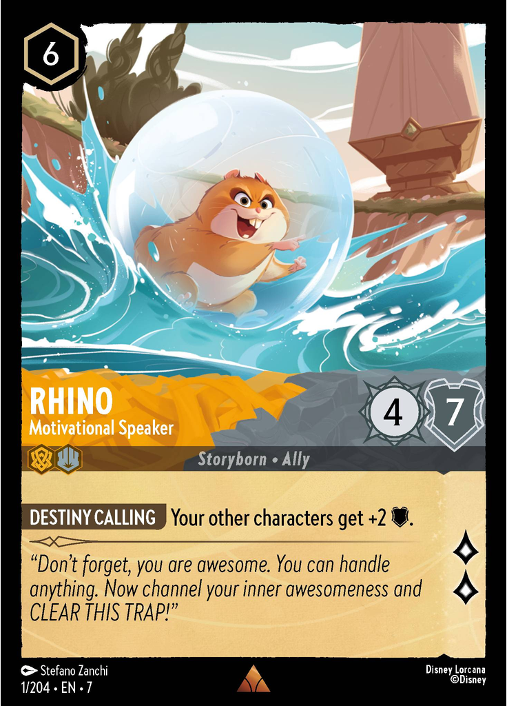 Rhino - Motivational Speaker (Foil)