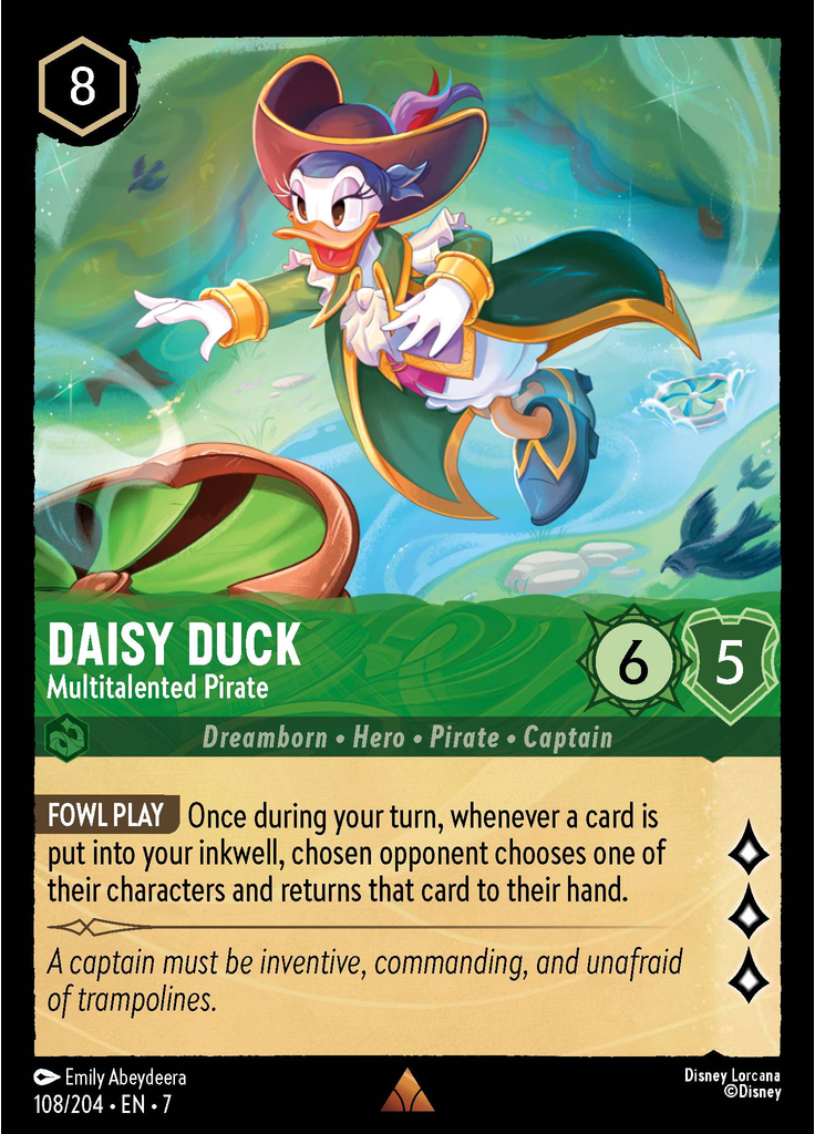 Daisy Duck - Multitalented Pirate (Foil)