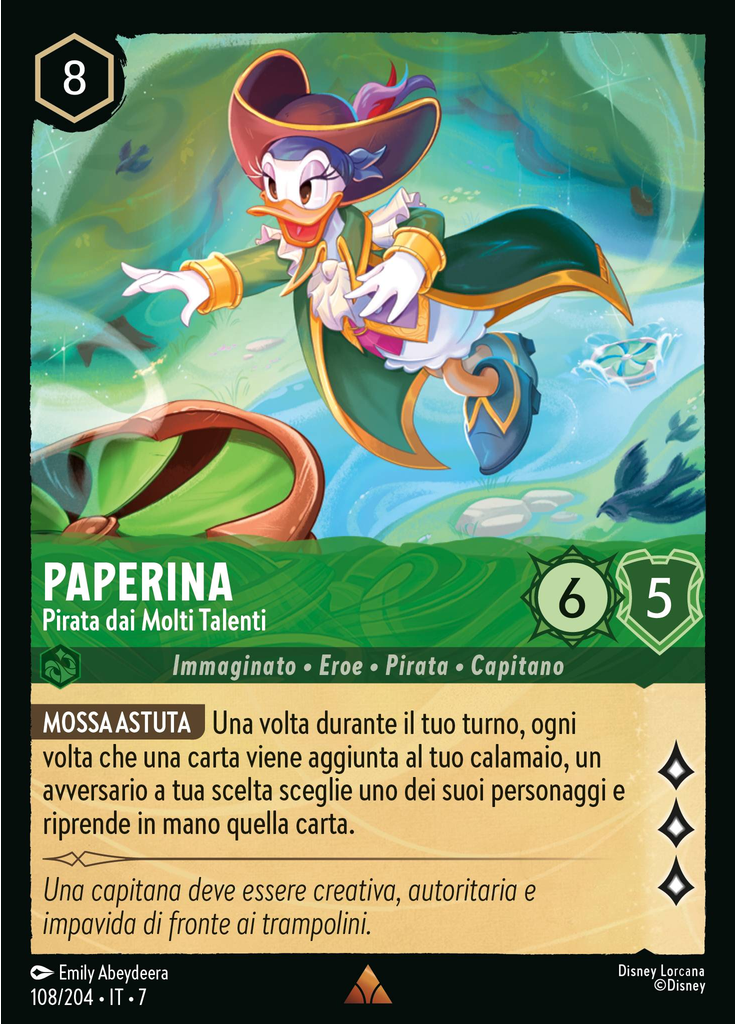 Daisy Duck - Multitalented Pirate (Foil)