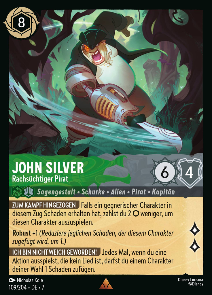 John Silver - Vengeful Pirate