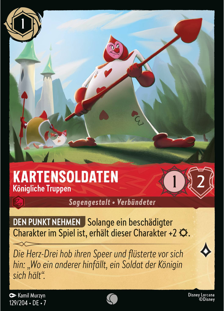 Card Soldiers - Royal Troops (Foil)