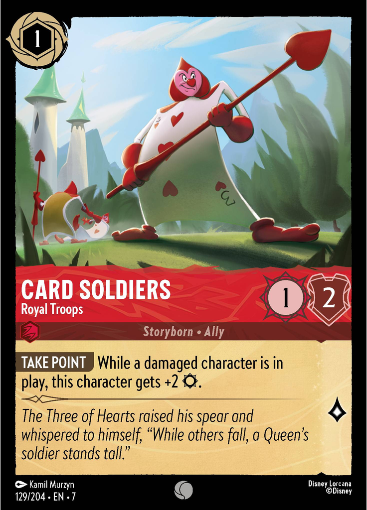 Card Soldiers - Royal Troops (Foil)