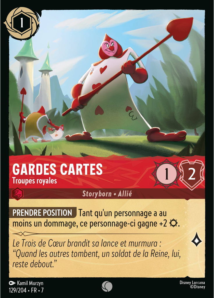 Card Soldiers - Royal Troops (Foil)