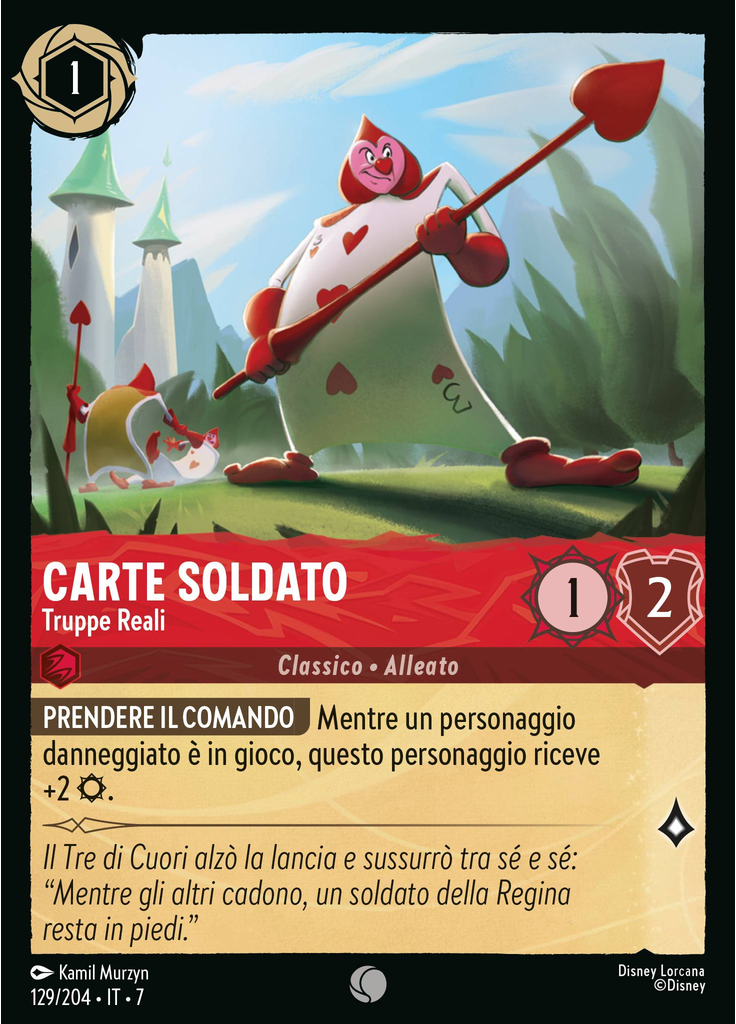 Card Soldiers - Royal Troops (Foil)