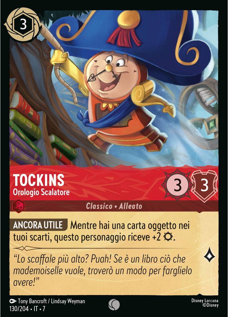 Cogsworth - Climbing Clock (Foil)