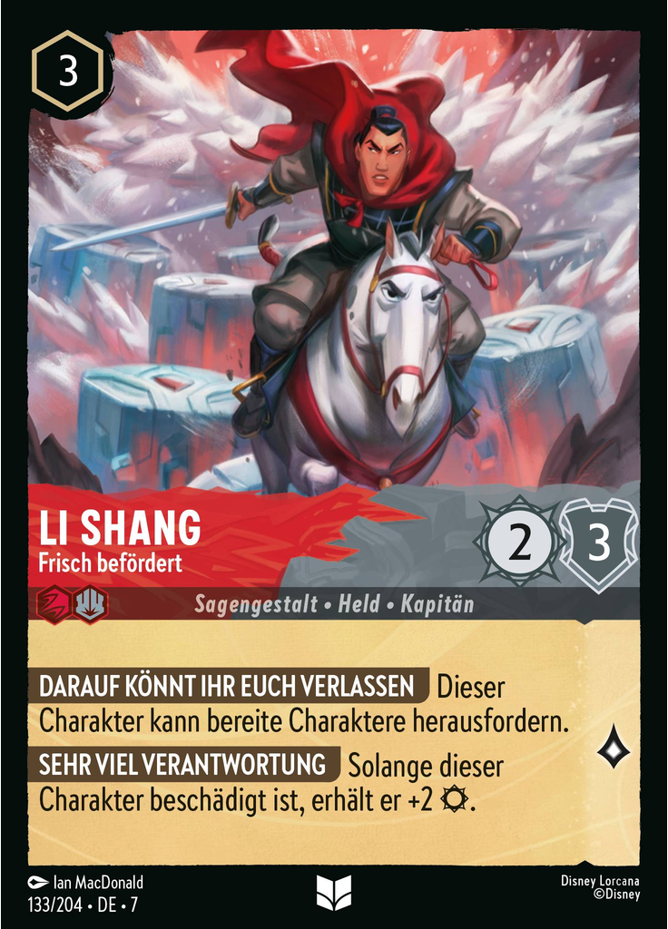Li Shang - Newly Promoted
