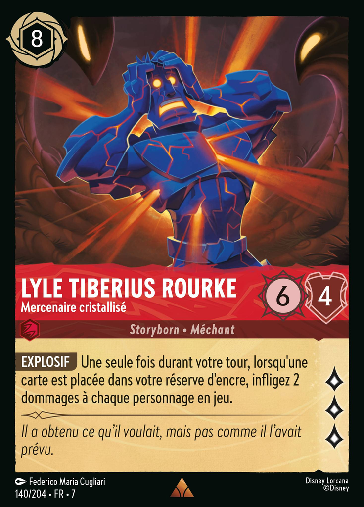 Lyle Tiberius Rourke - Crystallized Mercenary (Foil)