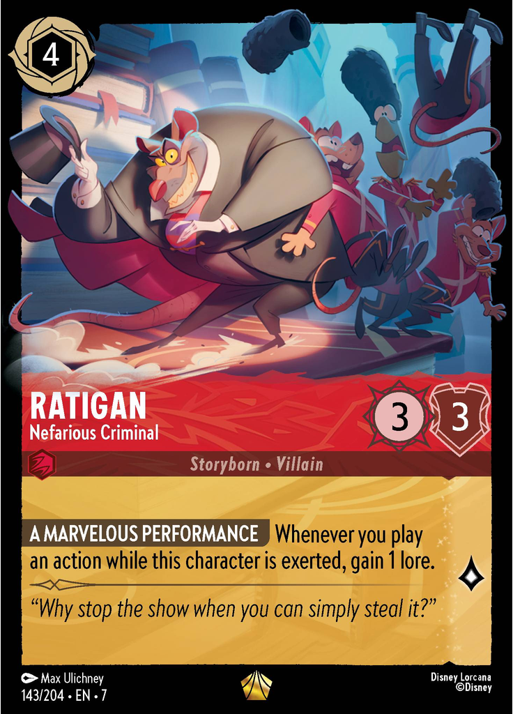Ratigan - Nefarious Criminal (Foil)