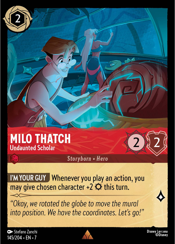 Milo Thatch - Undaunted Scholar (Foil)