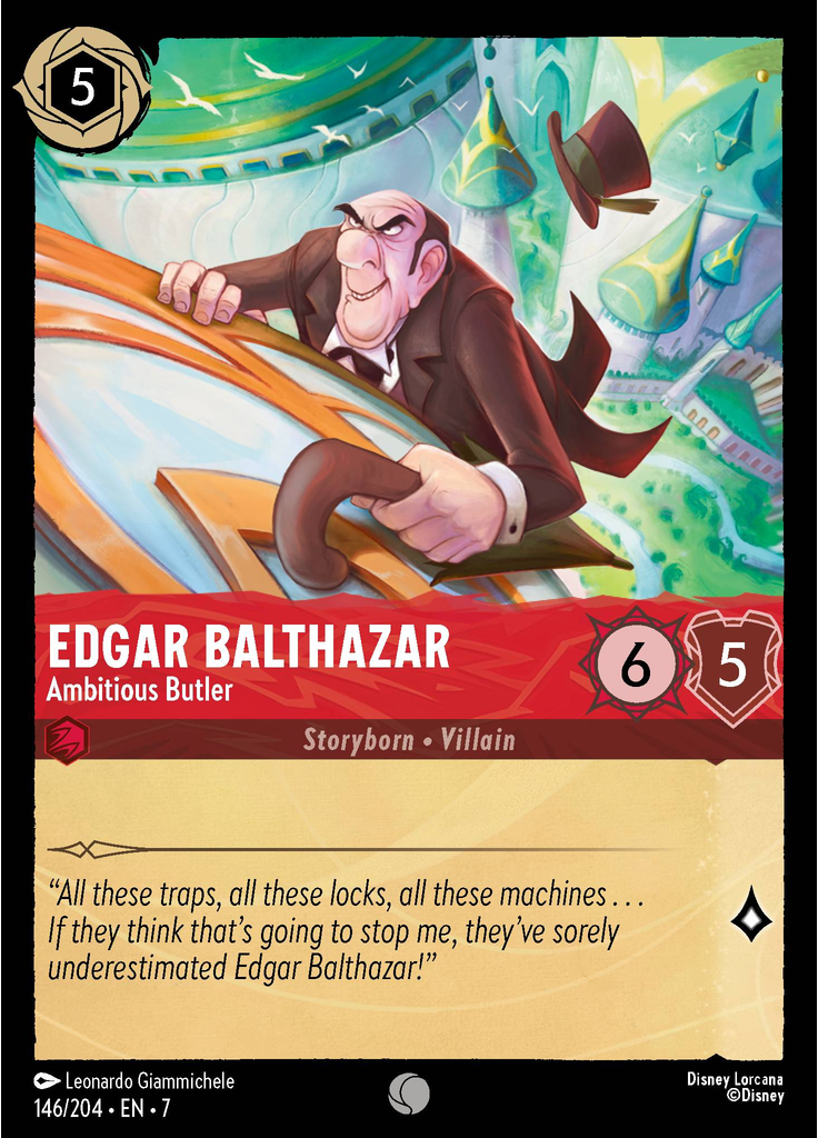 Edgar Balthazar - Ambitious Butler (Foil)