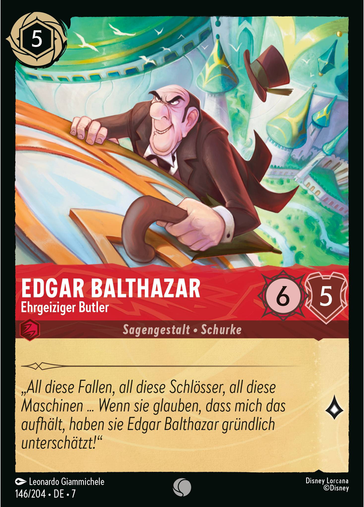 Edgar Balthazar - Ambitious Butler