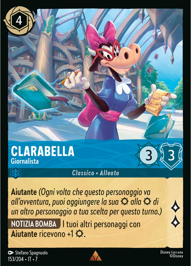 Clarabelle - News Reporter (Foil)