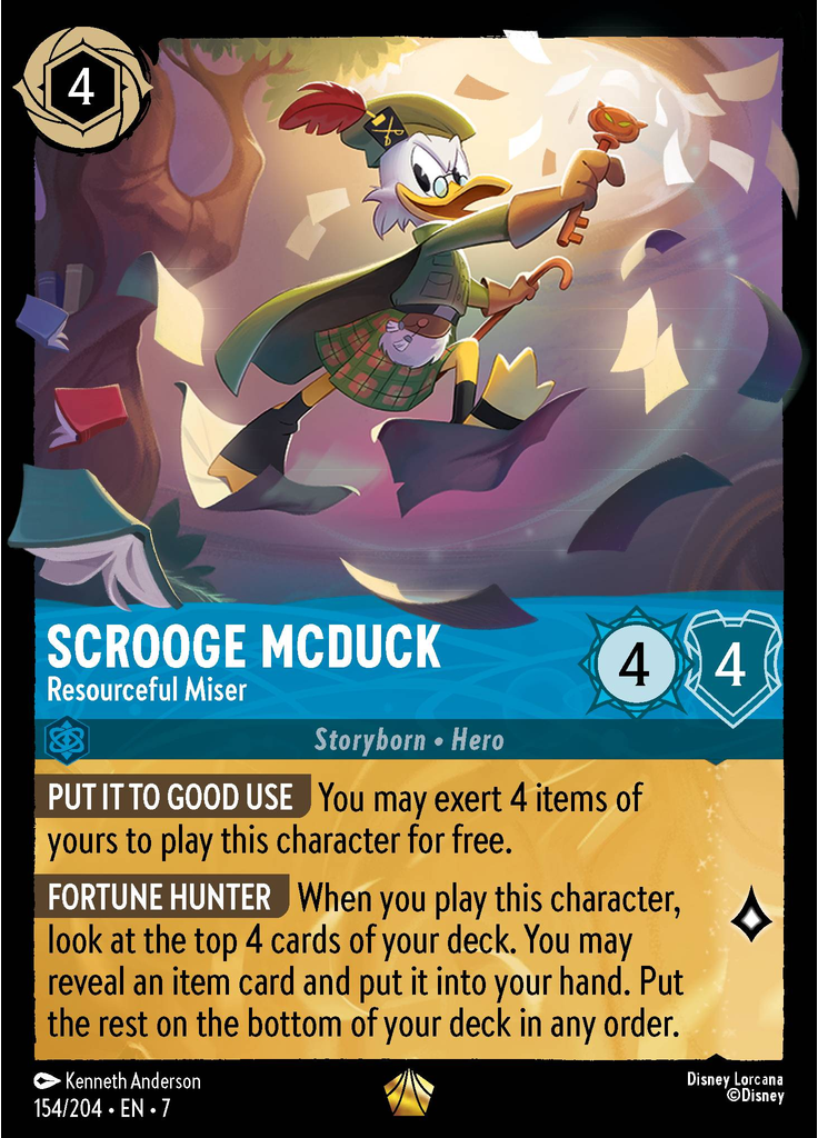 Scrooge McDuck - Resourceful Miser (Foil)