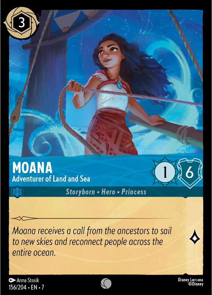 Moana - Adventurer of Land and Sea (Foil)