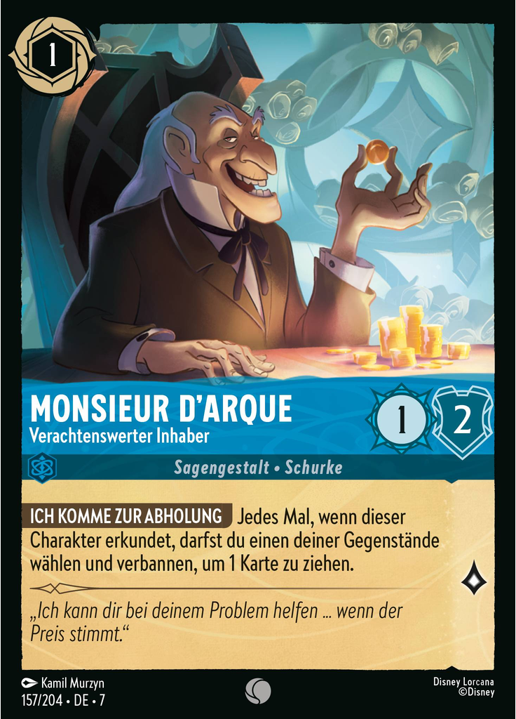 Monsieur D'Arque - Despicable Proprietor (Foil)