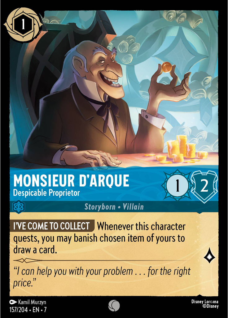 Monsieur D'Arque - Despicable Proprietor (Foil)