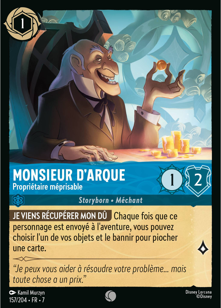 Monsieur D'Arque - Despicable Proprietor