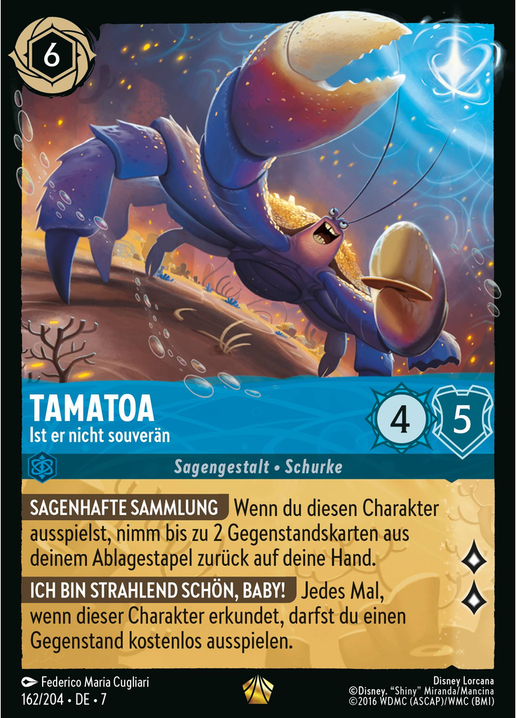 Tamatoa - Happy as a Clam