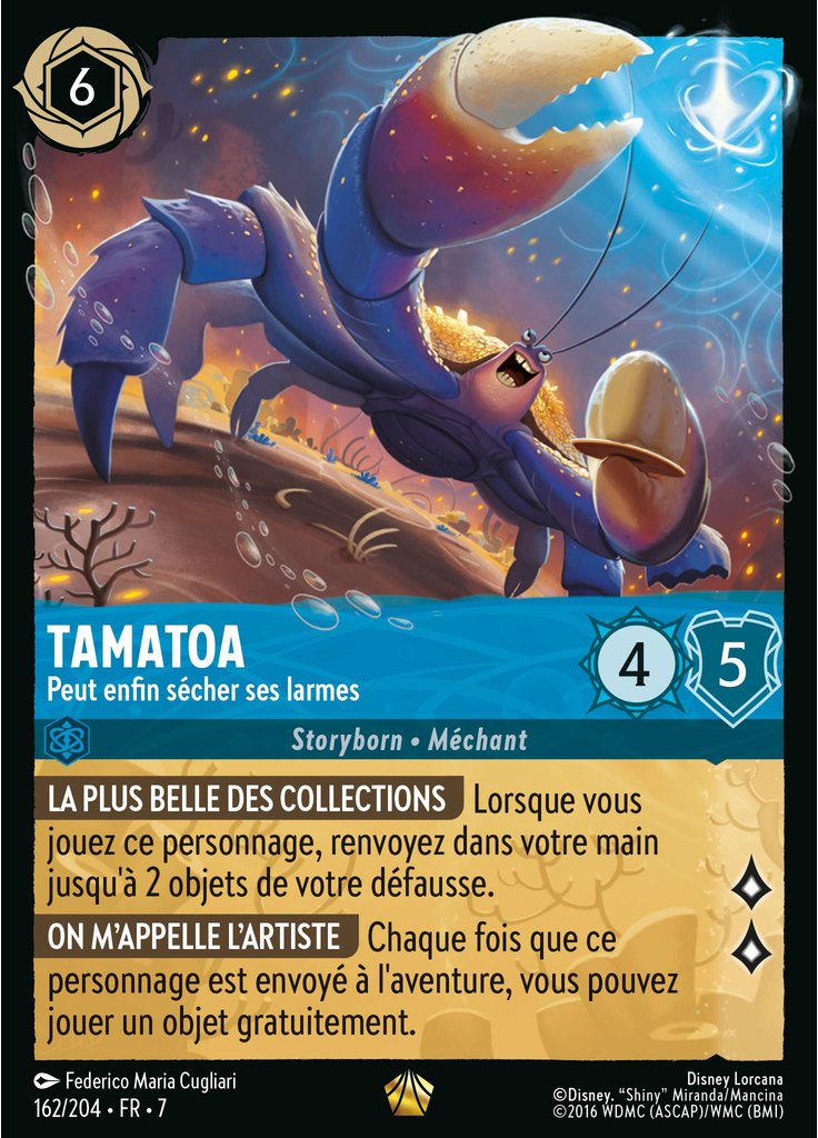 Tamatoa - Happy as a Clam