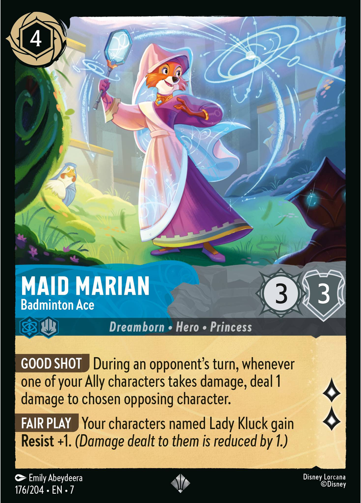 Maid Marian - Badminton Ace (Foil)